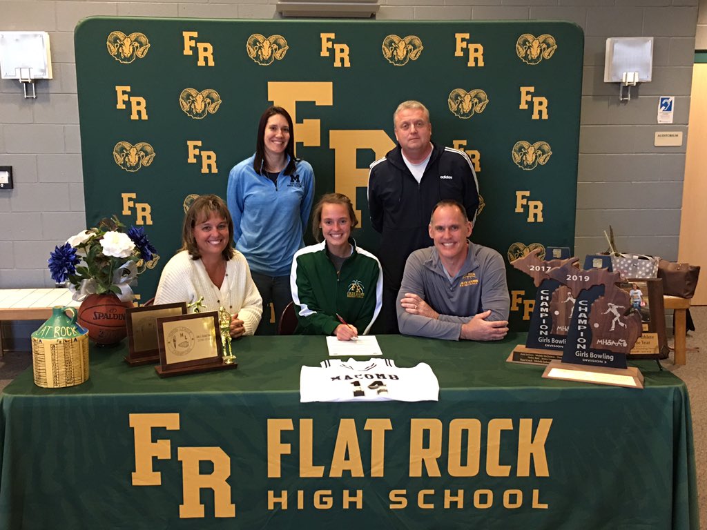 FR_Athletics's tweet photo. Congratulations to Amy Jackson for officially committing to Macomb Community College to further her academic and athletic career! Proud of our Lady Ram and new Monarch! #warh #RamsAtTheNextLevel ππππ https://t.co/7QG9Z7B8wH