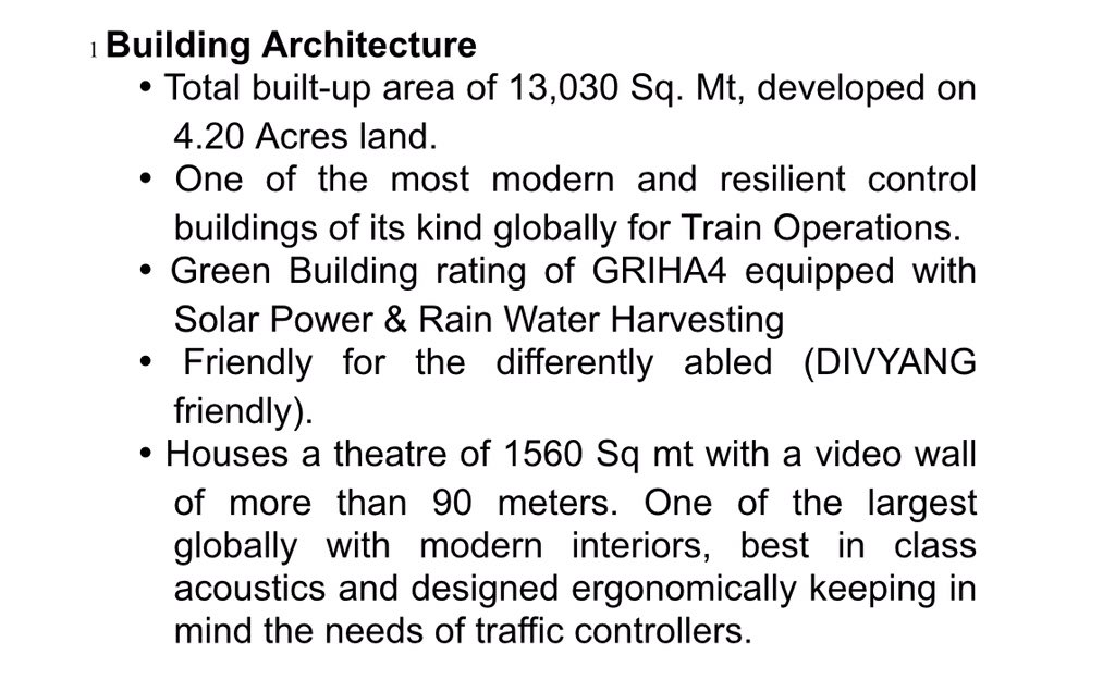 dfccil_india's tweet photo. The State-of-the-art OCC at Prayagraj in Uttar Pradesh is one of the biggest Control Centre of the World will act as the command centre for the entire route length of 1856 Kms of the Eastern Dedicated Freight Corridor (EDFC). https://t.co/btXttJYy6u