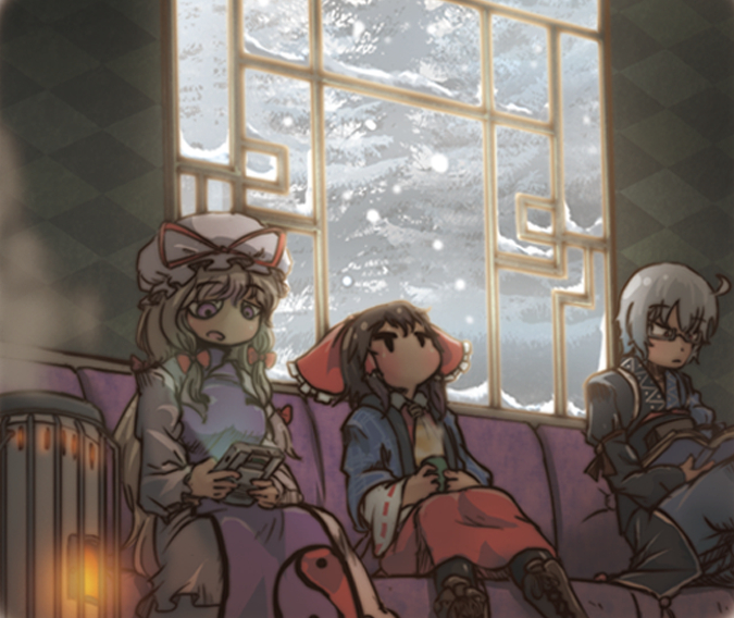 ちゃまじ 二次創作用ｱｶ 逆光絵は素晴らしいのでこれをみた人も逆光絵を貼る 外が明るくて部屋が暗いって構図は気持ちが落ち着くのでどうしても描きがち