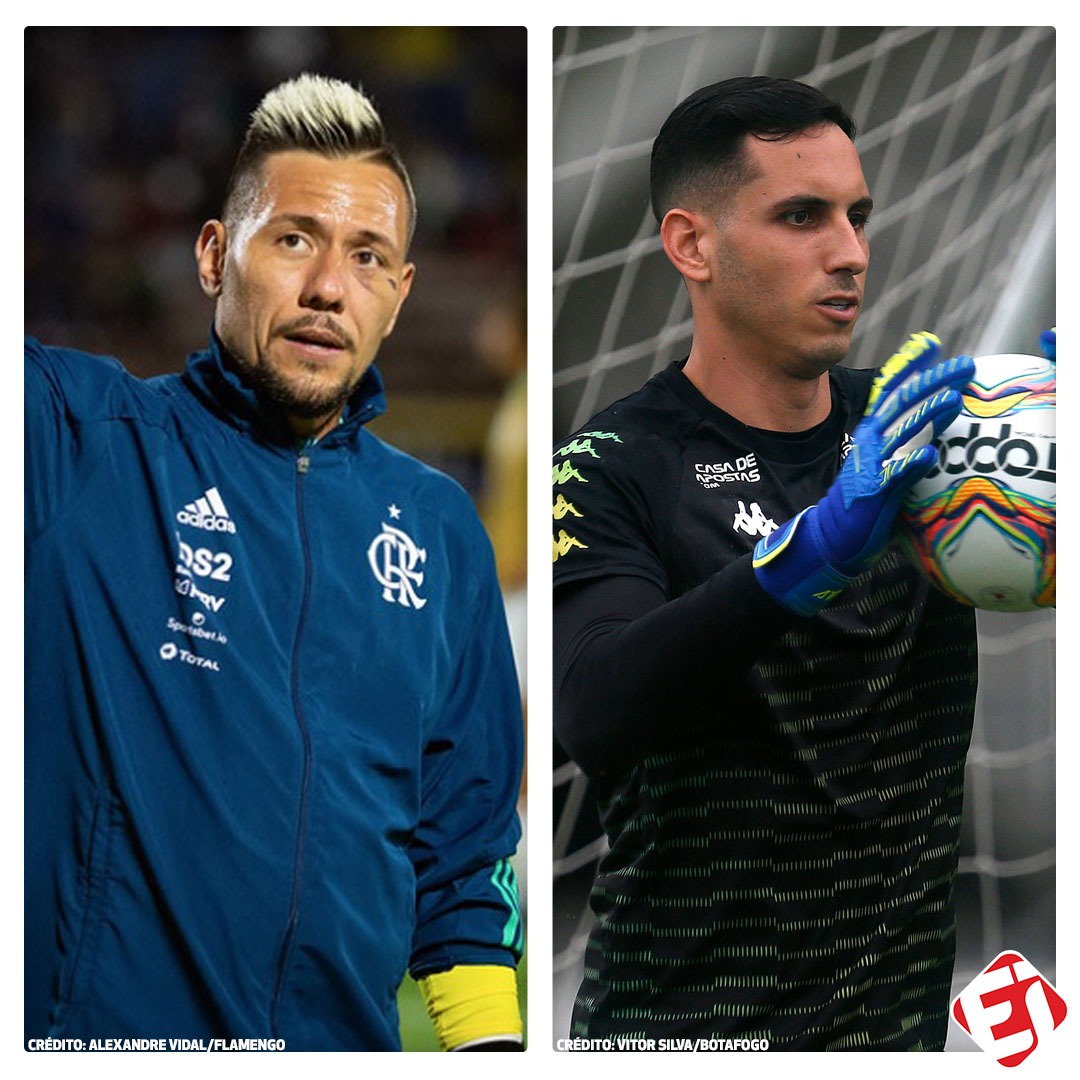 TNTSportsBR's tweet photo. Quem é o melhor pegador de pênaltis? Diego Alves ou Gatito Fernández? Diz aí, torcedor!

Crédito: Alexandre Vidal/Flamengo e Vitor Silva/Botafogo https://t.co/AInn2esGpJ