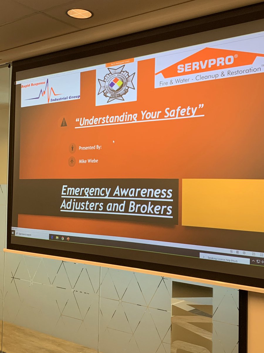 Big thanks to the team at Rogers Insurance <a href="/expertbrokers/">Rogers Insurance</a> for hosting us &amp; Rapid Response Industrial Group for the continuing education seminar today! “Understanding Your Safety: Biohazard &amp; Fentanyl”.