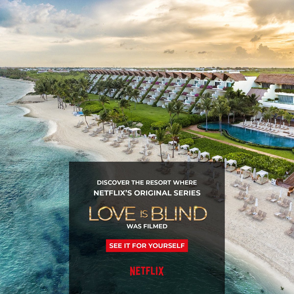 VelasExperts's tweet photo. The captivating beauty of @GVRivieraMaya  was the perfect setting for the new @netflix  original series: @LoveisBlindShow. Dare to know more about this luxurious and amazing paradise. https://t.co/sulIE0hXdP