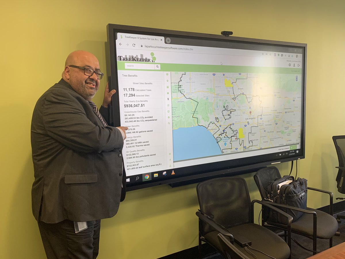 adelh2o's tweet photo. Check out the new data being captured with @BSSLosAngeles @DaveyTree inventory. It has value, eco benefits, greenhouse gas benefits, water benefits, energy benefits & air quality benefits. @MayorOfLA @LACityDPW https://t.co/26pmDlLkqU