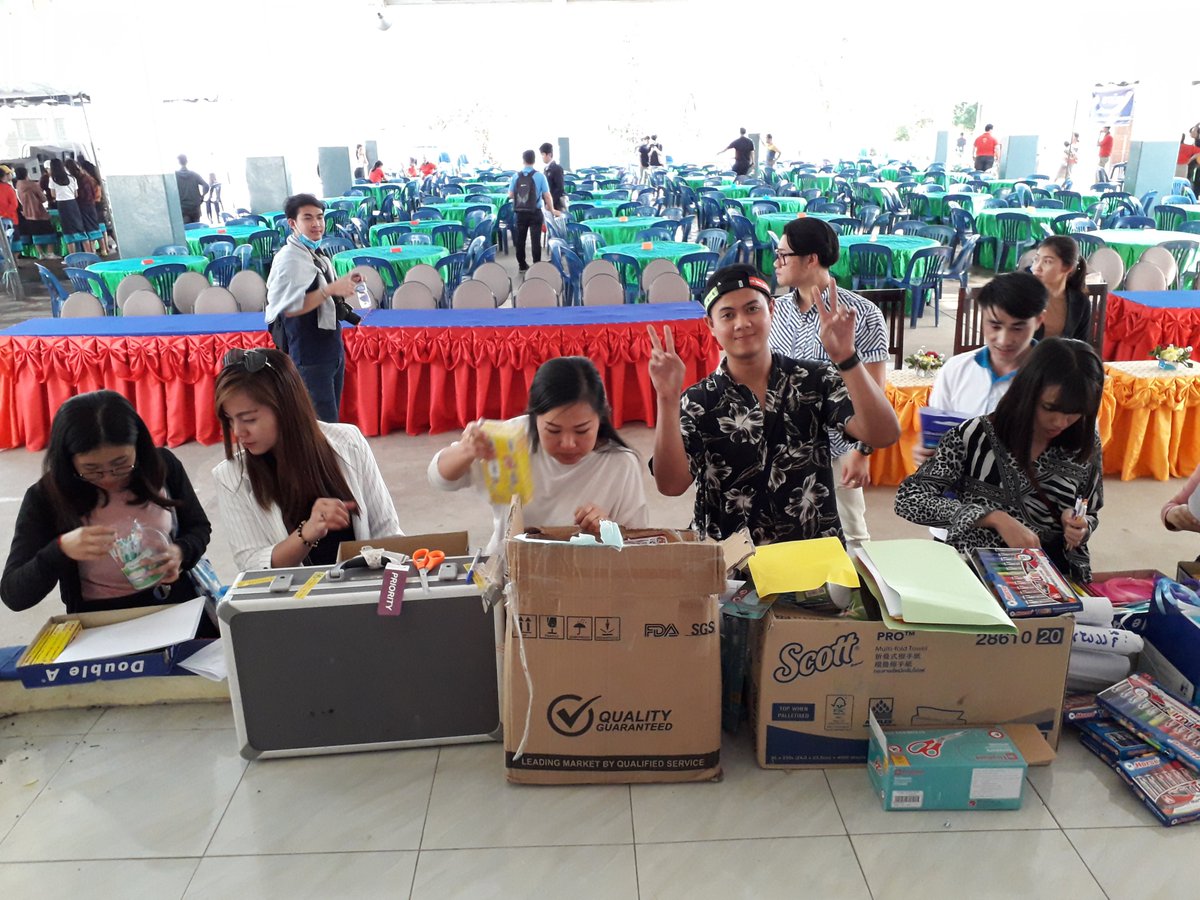 SME_Laos's tweet photo. Great preparation for a great event. Lao Entrepreneurship Day in Luang Prabang begins today 21st February 2020 #SSC #SME_Laos #Luang_Prabang https://t.co/miUAHg5j5e