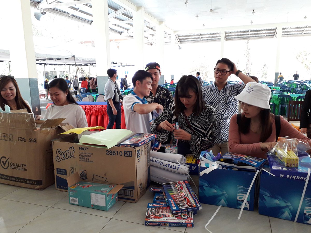 SME_Laos's tweet photo. Great preparation for a great event. Lao Entrepreneurship Day in Luang Prabang begins today 21st February 2020 #SSC #SME_Laos #Luang_Prabang https://t.co/miUAHg5j5e