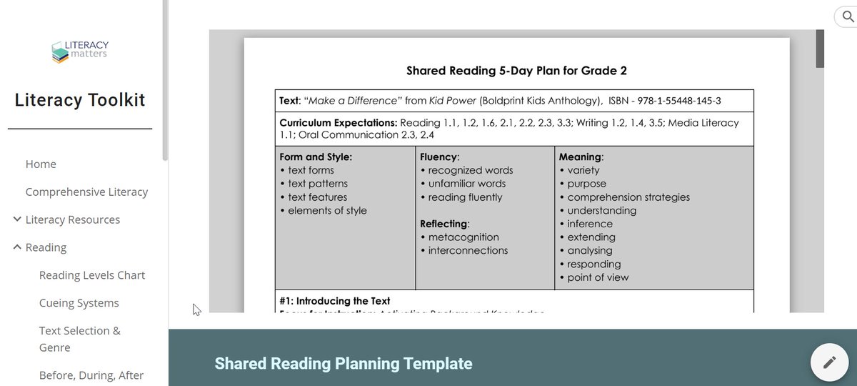 The #TVDSBLiteracy Online Toolkit will support educators when looking to design rich literacy learning experiences.  Check out - Before, During, &amp; After rdg activities, Comprehension Strategy activities, &amp; sample plans for Shared Rdg, Read Aloud &amp; more! bit.ly/TVDSBLiteracyT…