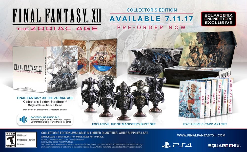 Wario64 Final Fantasy Xii The Zodiac Age Collector S Edition Ps4 Is 79 99 At Square Enix Store Steam 99 99 T Co Ugkovhp6 T Co 0fvnk9mdw6