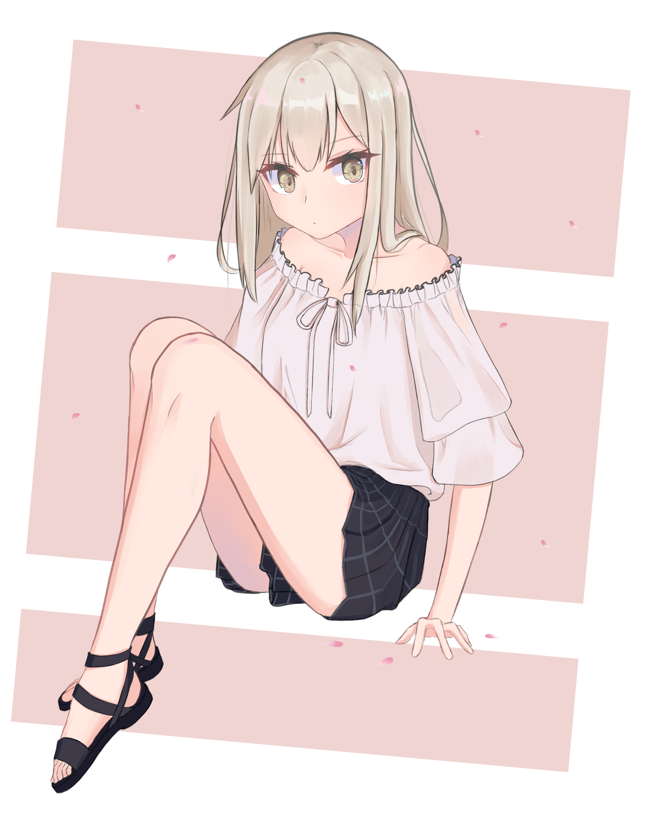 Suharucha A Twitter オフショルダー好き お絵描き イラスト 女の子 女の子イラスト T Co Pp4bixtyke Twitter