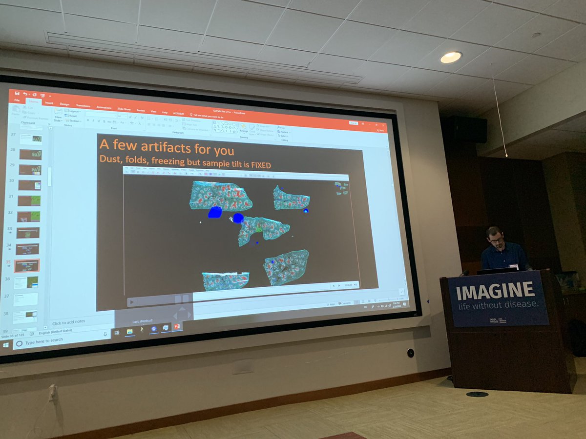 LJIMicroCore's tweet photo. Make sure to clean your slides to avoid artifacts and improve image analysis down the line! #QuPath2020 https://t.co/d3WBmWx18a