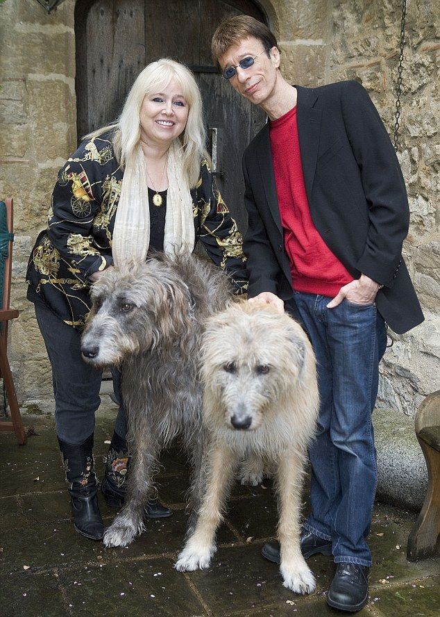BeeGeesLove4649's tweet image. Robin &amp;amp; Dwina and their beloved dogs. 
#NationalLoveYourPetDay #NationalPetDay 
#BeeGeesLove🎶