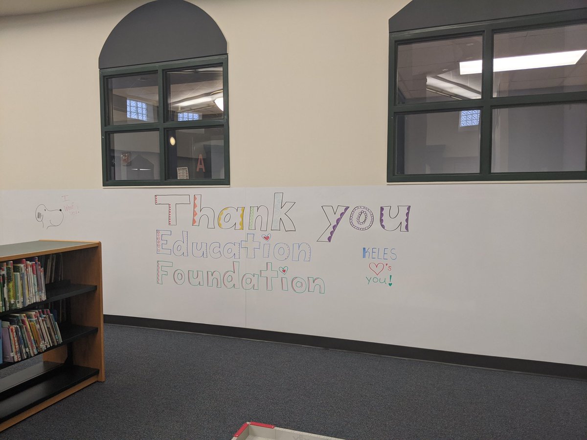 DISDTechnology's tweet image. Brook Morgan from KE Little wrote a grant proposal to the Dickinson Education Foundation &amp;amp; was awarded $10,000 to create a Makerspace in her library. She worked w/ the foundation, technology, &amp;amp; operations to provide the very best #makerspace for her students to learn and explore.