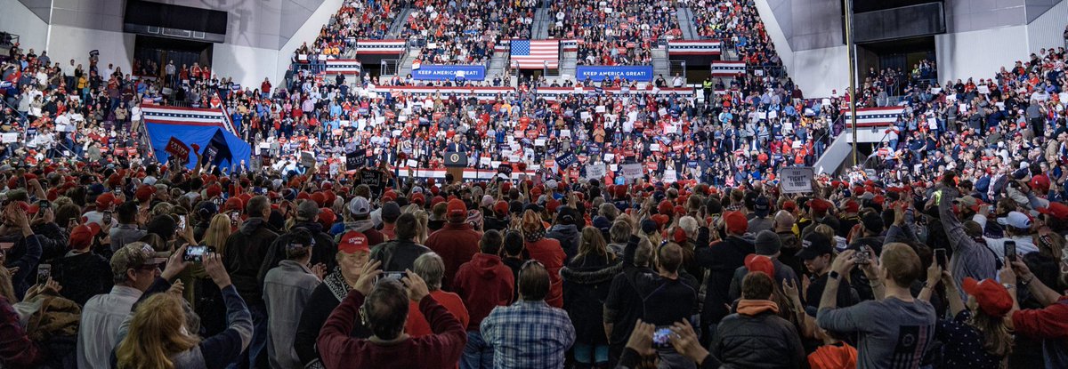 realDonaldTrump's tweet image. I was thrilled to be back in Colorado Springs tonight, beneath the majestic peaks of the Rocky Mountains, with thousands of terrific, hardworking American Patriots. With your help, this November, we are going to defeat the Radical Socialist Dems, and we are going to WIN Colorado!