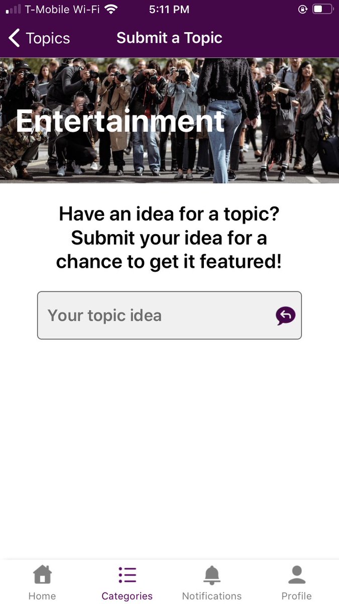 goyabble's tweet image. Be recognized for starting the conversation by submitting new topics through Yabble!!! #goyabble #socialmediaforconversation #abettersocialmedia