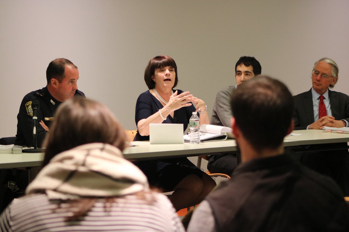 DAMarianRyan's tweet photo. Immigration is an important topic to explore and discuss with the members of our community. I’m pleased to be participating in this conversation with Chief Michael Lawn @WatertownPD, @RepJonHecht and David Zimmer from @goodwinlaw at the @WatertownPubLib. https://t.co/sLD68wWGPx