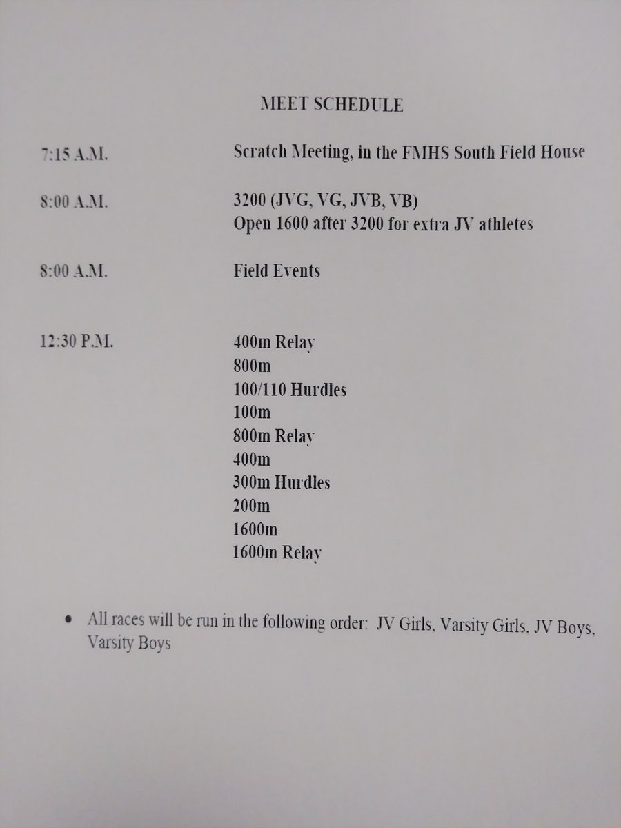 TCFalconsTrack's tweet photo. Falcon Family: Come out and support your TCHS Falcons Track &amp; Field team as we compete at the Flower Mound Jaguar Invitational Track Meet this Saturday Feb 22nd.  Schedule &amp; Details below, Go Falcons! @TCHS_Booster @TCHSFootball @TCHSTandF @TCHSTalon https://t.co/CrJBYFHYdG