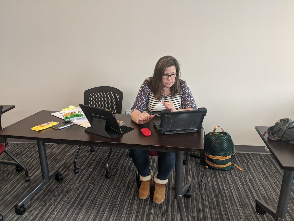 JNPSD1's tweet photo. Teachers from #flycloser take their Google Certified Educator Level 2 test! 
#JNPTitans #BuildingFutures #FlyCloserAcademy https://t.co/Tixm9EE84q