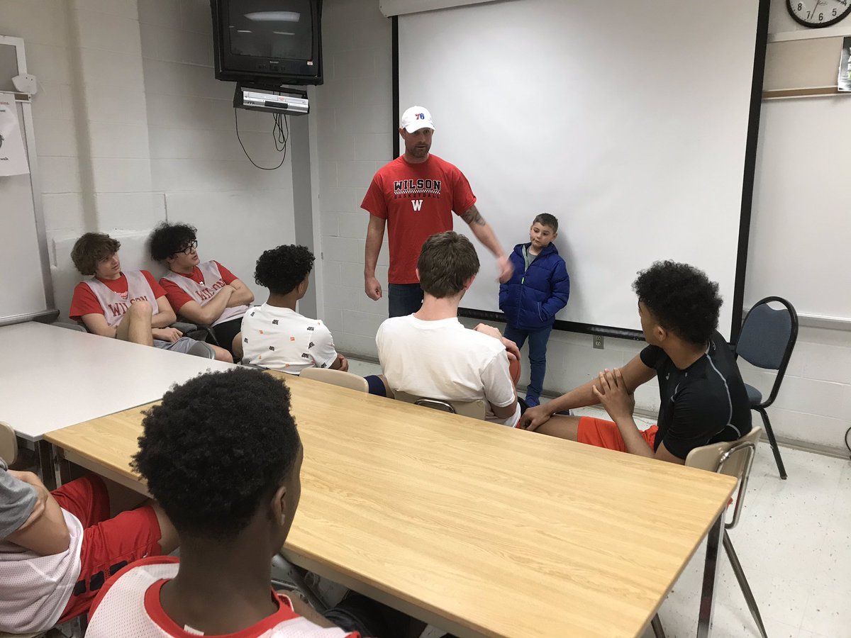 NFL champion and Wilson grad <a href="/ChadHenne/">Chad Henne</a> stopped by practice today. We play McCaskey this Friday, Feb 21, 7:00 pm! #PW32 <a href="/WilsonSuperFan/">The Dawg Pound</a> <a href="/WilsonSchlDist/">Wilson School District</a> <a href="/Wilson_Bulldogs/">Wilson Athletics</a>