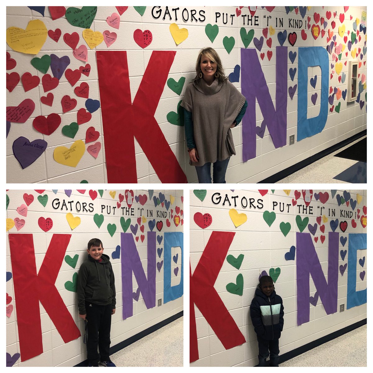 GVES_Gators's tweet photo. Our Gators, both big and small, put the “I” in KIND. Our building is bursting with amazing random acts of kindness this week, and the smiles on the faces around us show it! @E_M_Padgett @AikenPublicSch https://t.co/nSfNEIhPGe