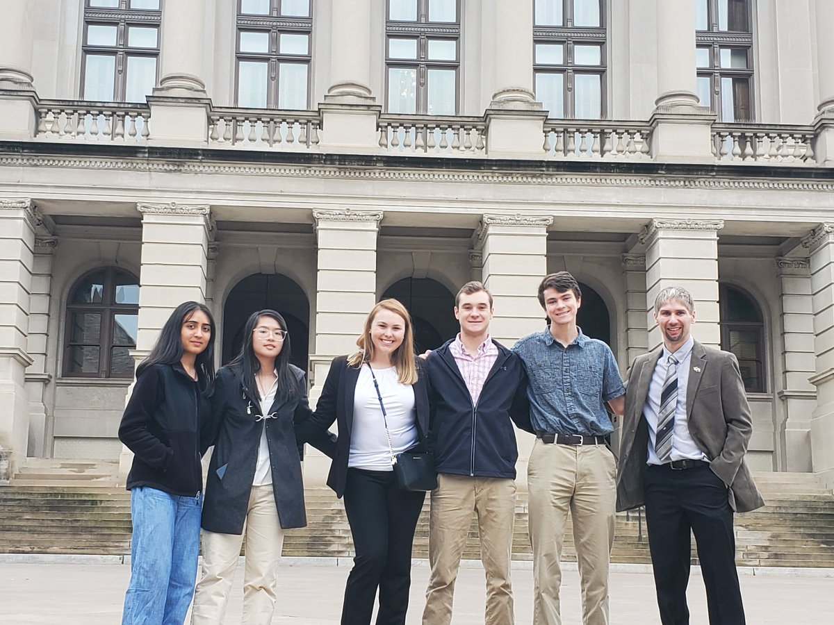 micheltkohl's tweet photo. I was fortunate to introduce @universityofga #FYOS students to the public policy process for wildlife managment in Georgia. Big thanks to Senators Harper and Heath and Representatives Rhodes and Knight for spending their valuable time with these students. https://t.co/056aP12aVK