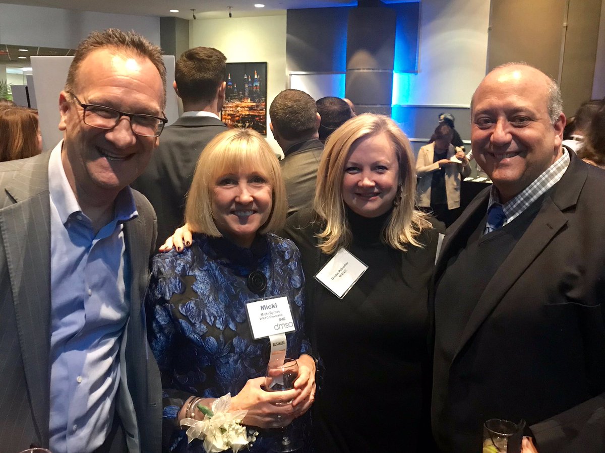 denisep's tweet photo. Cheering on @mickibyrnes at the annual @smecleveland Distinguished Marketing &amp; Sales Awards! #3News @wkyc @TVTerryMoir https://t.co/eT7zX5lOMG
