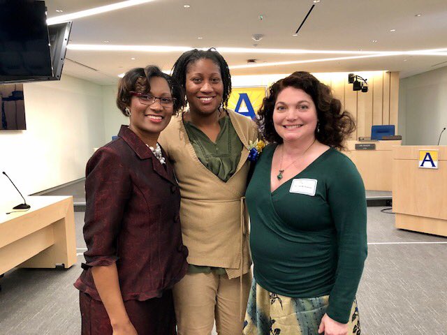 Wakefield’s own Michelle Robinson, Wanda McPhee, and Heather Downey are recognized tonight at the APS School Board for achieving or renewing National Board Certification. Congratulations to all!