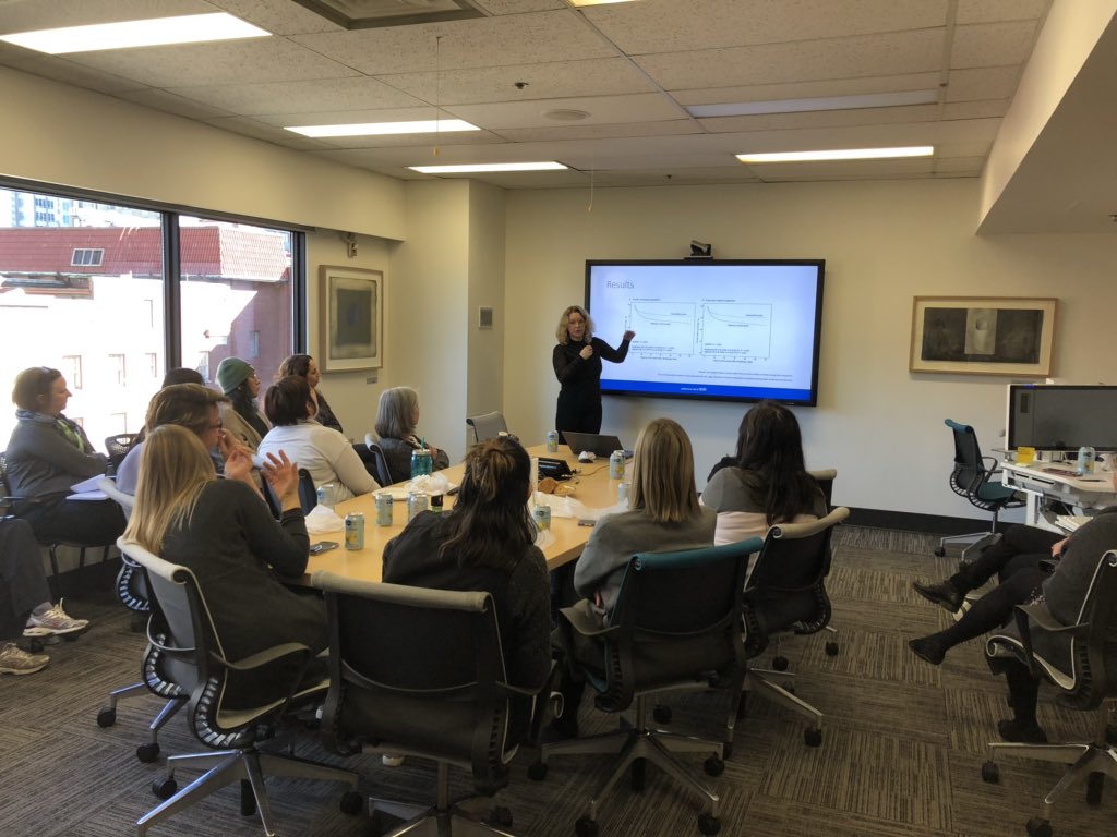 BorregaardBritt's tweet photo. Thank you for letting me present results of the #INVOLVEstudy at #nursingrounds today, @SandraLauck - a true pleasure to present for a very engaged audience at @CHVI85209027 at #StPaulsHospital https://t.co/iKIO6koSaw