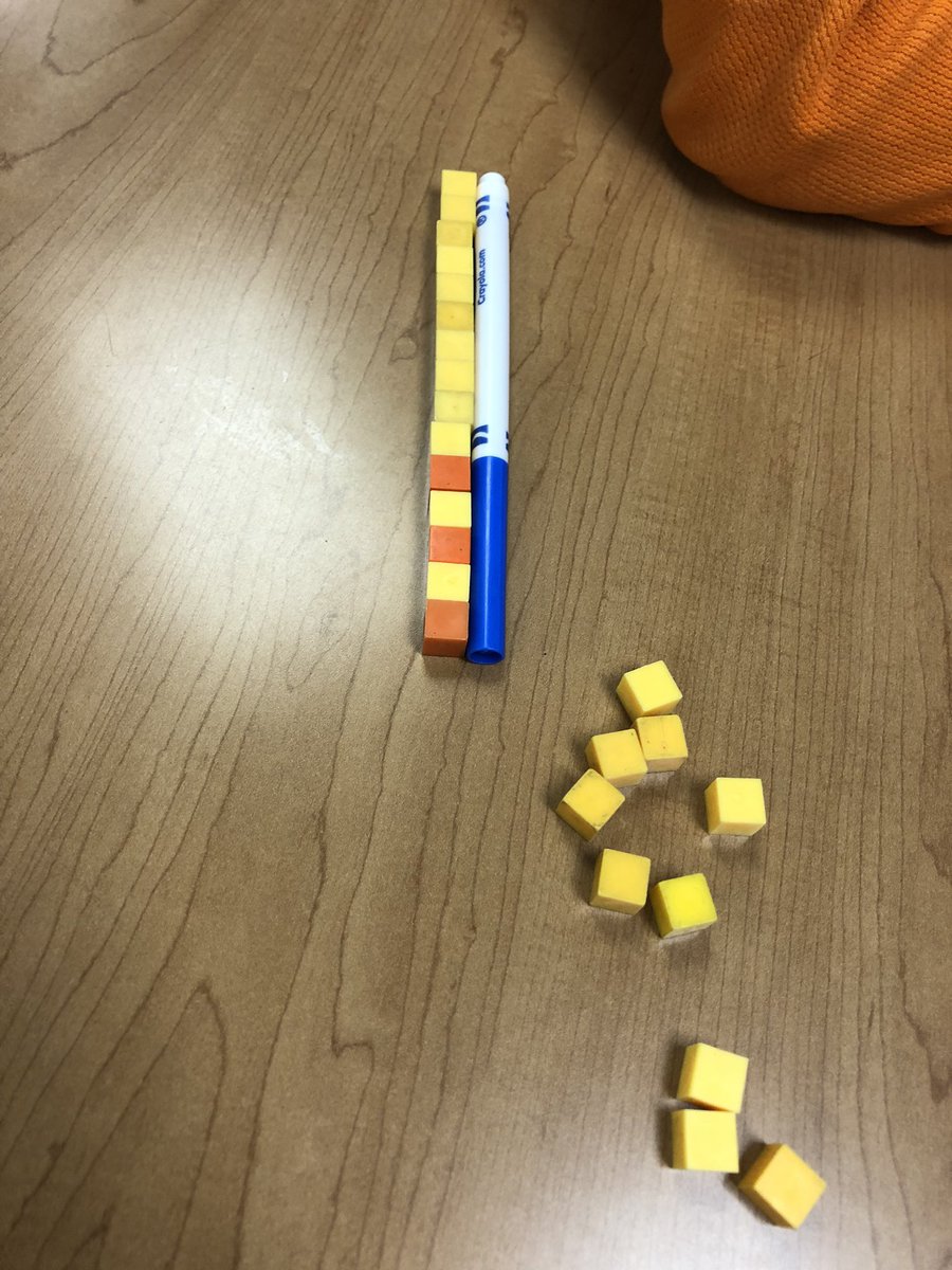 MissWelch_'s tweet photo. Before data &amp; graphing, we were working hard on our measurement skills! We practiced measuring items with different objects and comparing lengths. The use of manipulatives really engaged all of the students! 📏✏️ https://t.co/mW6TWe4y1X