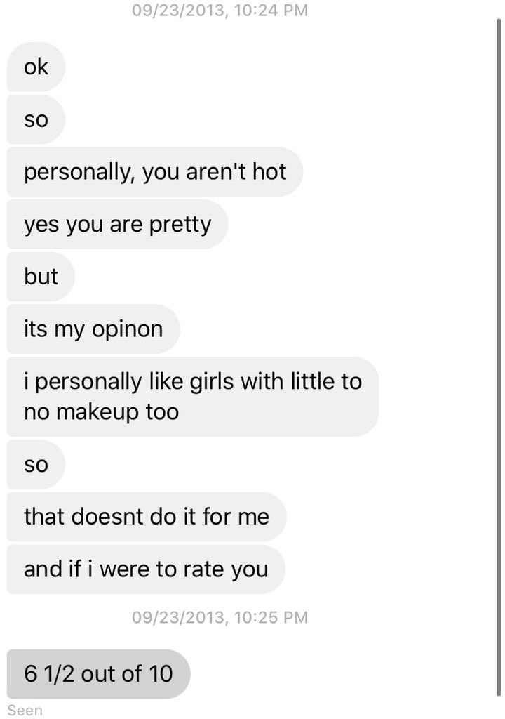 maybemaeve's tweet photo. @thomasjeferstan here are some fun unprompted facebook messages from high school that i rly just tracked down. I CANT BELIEVE MY RESPONSE WAS “no no it’s cool” https://t.co/yGW9CVtiSO