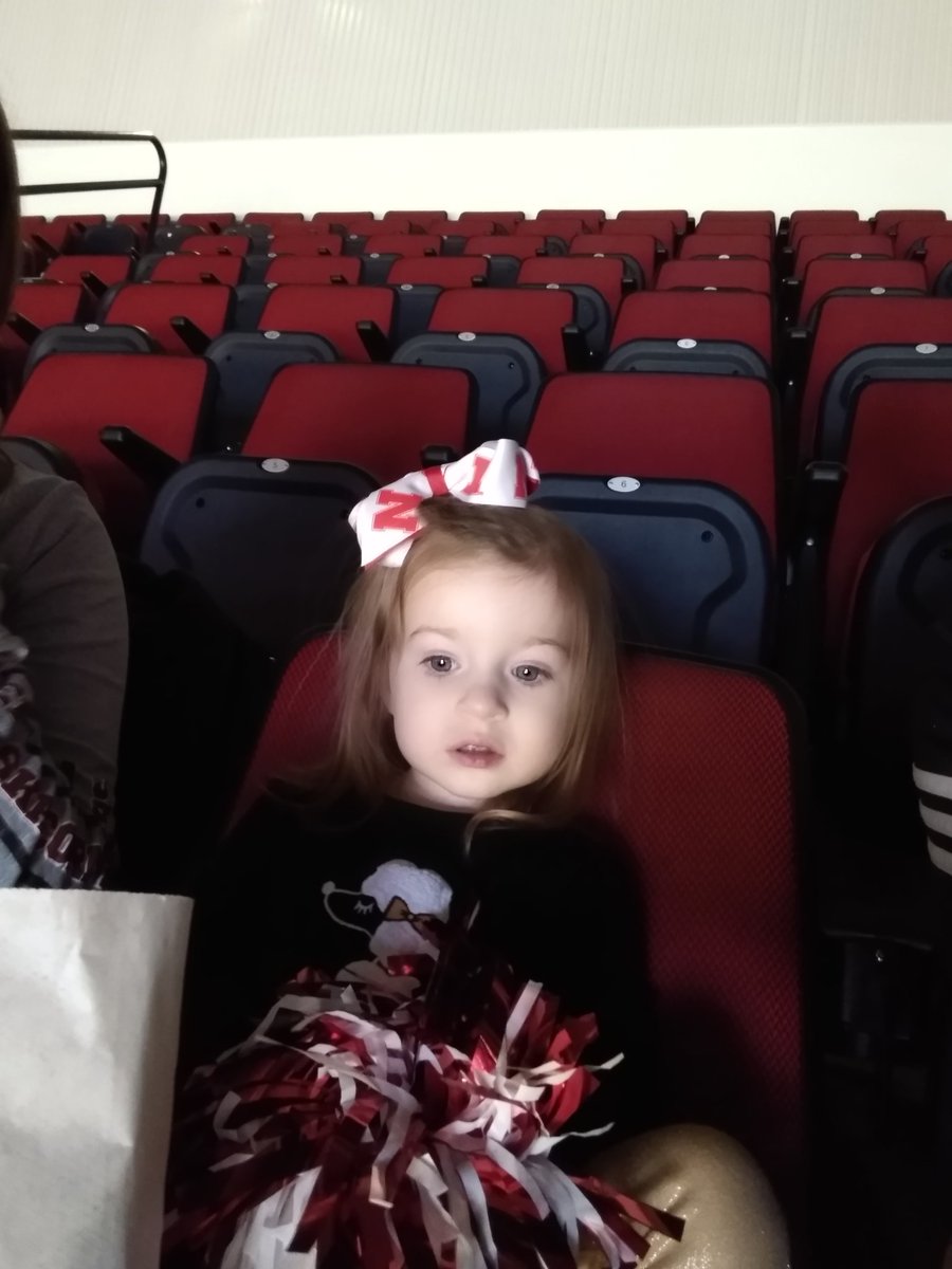 #huskers. First Husker Game! Go Big Red!