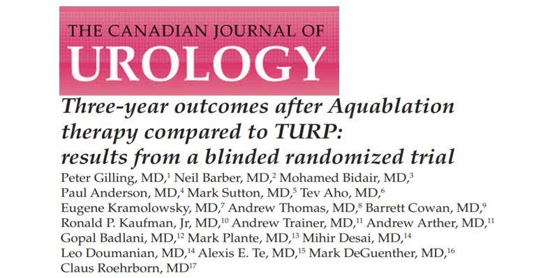 PROCEPT BioRobotics (@proceptrobotics) on Twitter photo Just in! #Aquablation therapy demonstrates superior efficacy and safety to TURP for prostates ≥ 50cc. More on the 3-year WATER Study results and minimizing the tradeoffs in #BPH surgical care below.
<a href="/canjurol/">Canadian J Urology</a> article: bit.ly/WATER3yr
Safety: bit.ly/aquablationsaf… Just in! #Aquablation therapy demonstrates superior efficacy and safety to TURP for prostates ≥ 50cc. More on the 3-year WATER Study results and minimizing the tradeoffs in #BPH surgical care below.
<a href="/canjurol/">Canadian J Urology</a> article: bit.ly/WATER3yr
Safety: bit.ly/aquablationsaf…