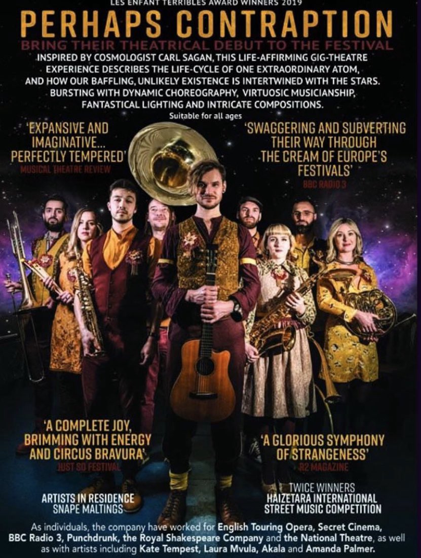 thatstageyblog's tweet photo. Show 56 of 2020 @PerhapsContrap #NearlyHuman @VAULTFestival
@SquierSquier @oynarcin #AmyKelly #IainMcDonald @jinanibob @LettyStott @MickeyTbones #RiccardoCastellani @StephLeggsax
Produced by @Alfergs https://t.co/TYMnUrJT5S