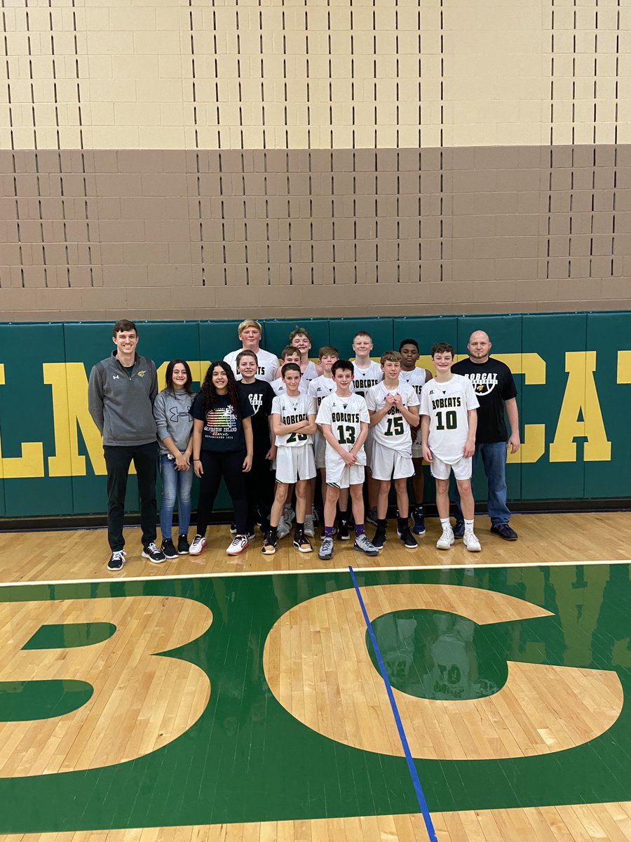 7th grade finished the regular season undefeated in league, with an overall record of 10-1. League tourney next week. Way to go Bobcats!  #traditioncontinues #traditionofchampions