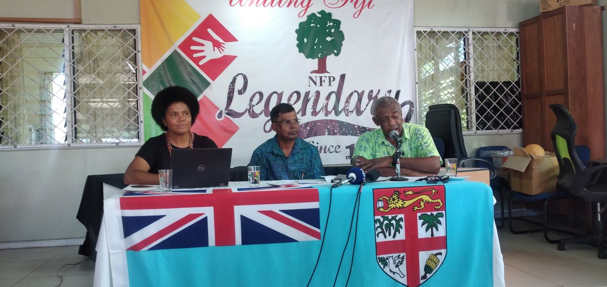 RanuveKristin's tweet photo. "Walking out of parliament and staying out of parliament is about standing up for principle, procedure and fighting for the people"- Biman Prasad NFP leader

More coming on our major news bulletin @FijiOneNews https://t.co/nMUbP88QT8