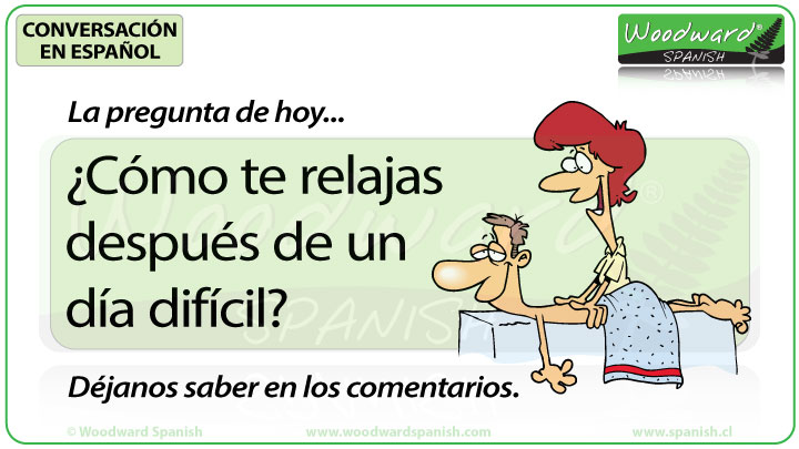 Spanish Conversation Question 43
***
¿Cómo te relajas después de un día difícil?
***
Déjanos saber en los comentarios
Let us know in the comments

#SpeakSpanish #SpanishConversation #hablarespañol #LearnSpanish #ELE