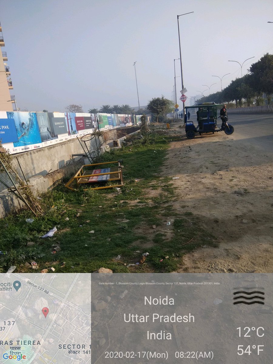 Ma'am appreciate for your efforts and like me many residents of Noida are your admirer. Requesting plz do inspection of sec137 also. Pic showing pathetic condition plz take a reference.