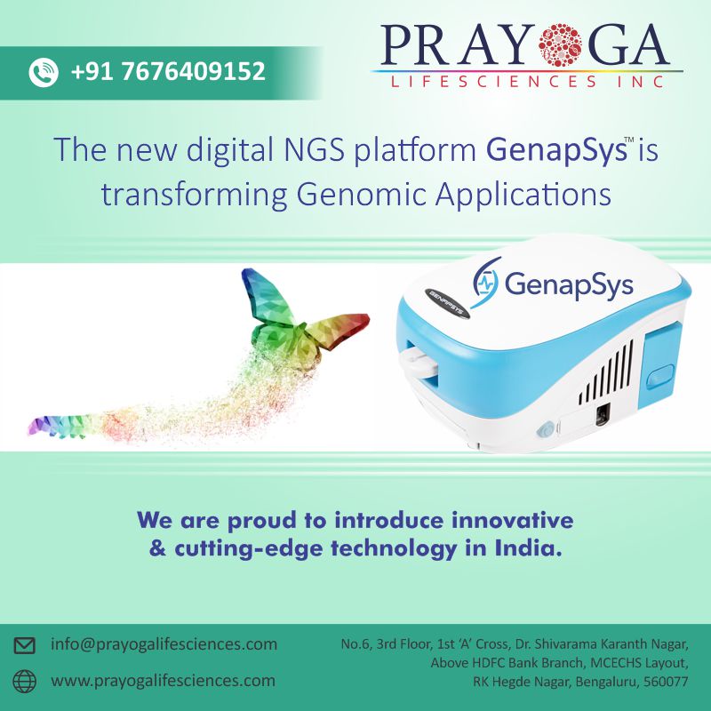 IncPrayoga's tweet photo. The Genapsys Sequencer is exceptionally accurate, incredibly scalable, &amp; amazingly affordable.
Prayoga Lifesciences is the Authorised Distribution Partner of GenapSys in India.
call+91 7676409152
Email - info@prayogalifesciences.com
visit- https://t.co/ZfwoUb2jBf
#GenapSys #india https://t.co/9HZRS9TtHY