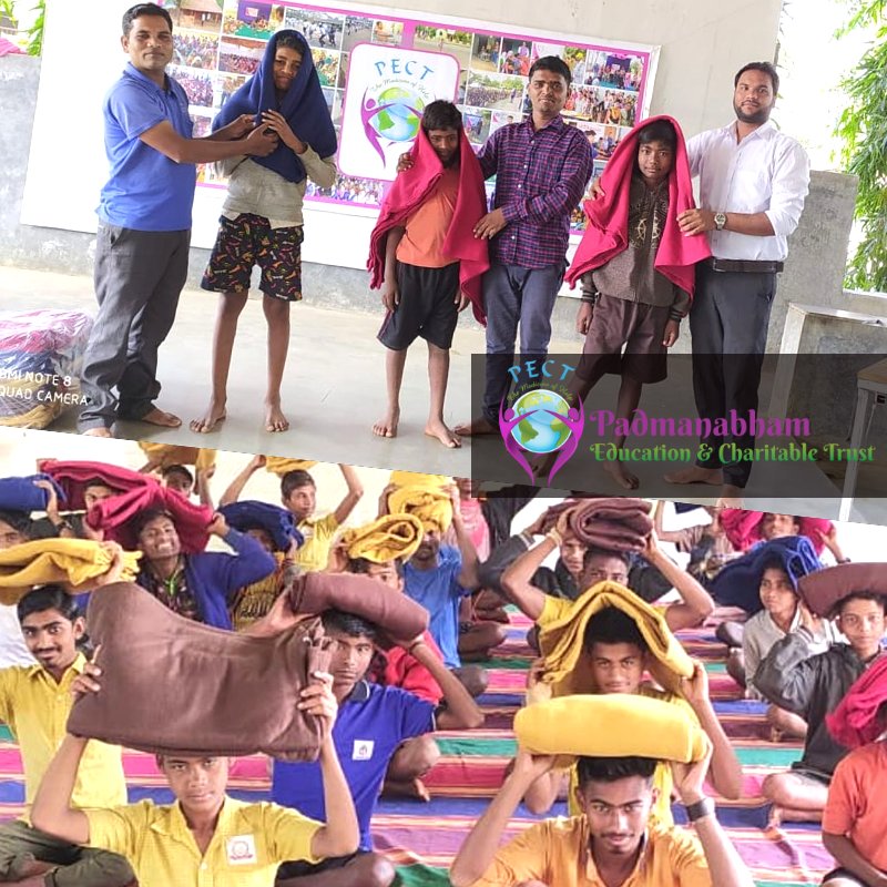 PECT_NGO's tweet photo. #PECTNGO
Another feather to our Cap ✨
This winter, the goal of providing warmth and love to the needy people of Vanvasi Chhatralaya (Sevadham Ashram) of Ahwa, in the form of #Blankets was a Success with 36 residential students of the tribe! https://t.co/BhEms9jNK7