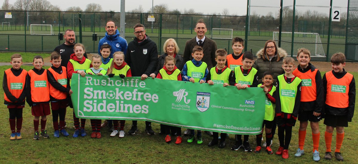 Rushcliffe Borough Council (@rushcliffe) on Twitter photo We’re working with local football clubs, @NHSRushcliffe and <a href="/NottsFA/">Nottinghamshire FA ⚽️</a> to help create Smokefree Sidelines. Help ensure #Rushcliffe sports clubs are healthy, inclusive spaces by leaving cigarettes and vape pens at home when next attending a match or training bit.ly/2PrS9Mr We’re working with local football clubs, @NHSRushcliffe and <a href="/NottsFA/">Nottinghamshire FA ⚽️</a> to help create Smokefree Sidelines. Help ensure #Rushcliffe sports clubs are healthy, inclusive spaces by leaving cigarettes and vape pens at home when next attending a match or training bit.ly/2PrS9Mr