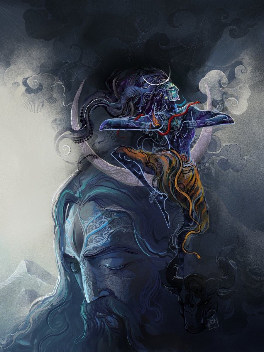 <a href="/sanjeevsanyal/">Sanjeev Sanyal</a>  🙏 Shivji ,  absolutely mesmerizing n divine 🙏
Creativity by  <a href="/inkbrushnme/">Harshvardhan Kadam</a> 🙏