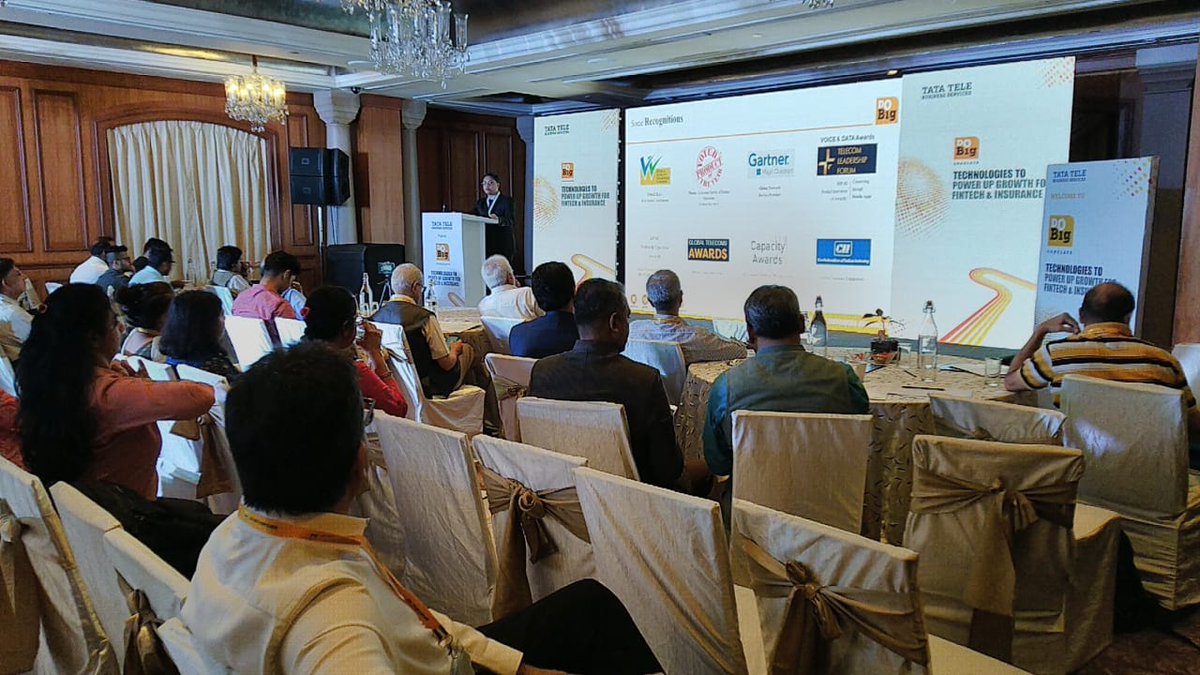 TataTeleBiz's tweet photo. Our speaker Mr. Siddharth Nigam speaks on how opting the #digitaltechnologies by businesses have led to increased productivity and efficiency.
#TimeToDoBig #DoBig #DoBigConclave #digitization #startups #SMEs https://t.co/IyKJ4Bkolq