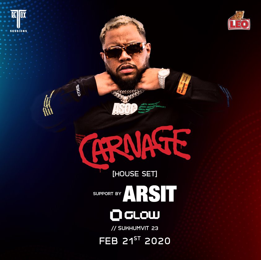 808bangkok's tweet photo. Carnage (HOUSE SET) Tonight At GLOW! - https://t.co/bcnMe46Ecg https://t.co/gxhygZyEEU