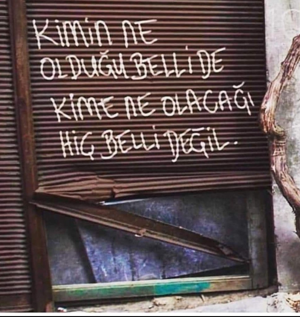 suleozdemir's tweet photo. Kimin ne olduğu belli de, kime ne olacağı hiç belli değil... https://t.co/i48pkxBmA4