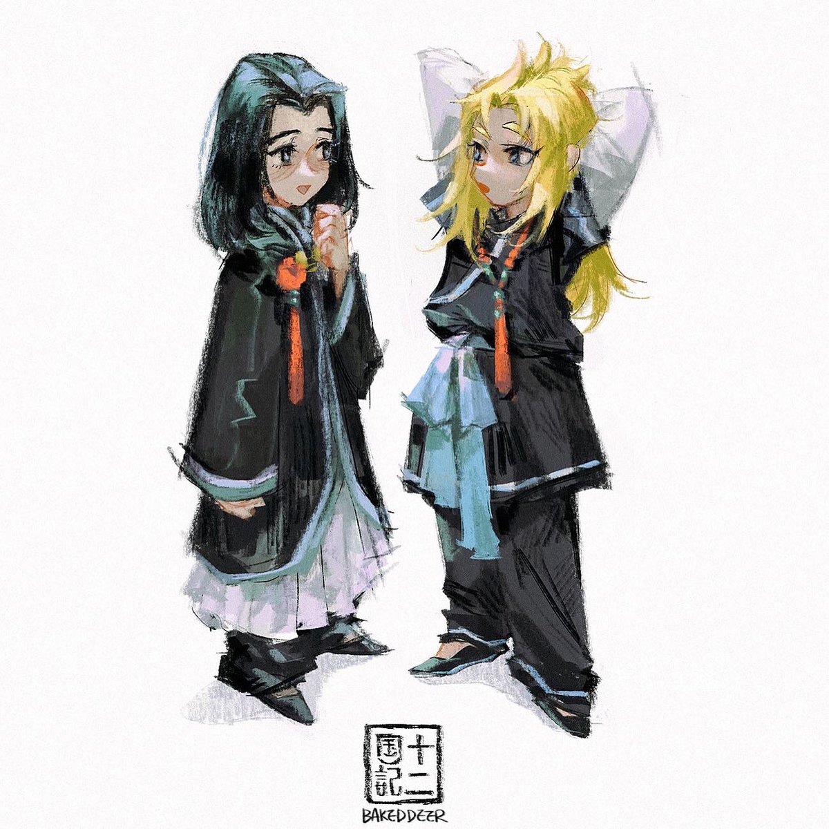 Bakeddeer's tweet image. Here’s more 12 kingdoms probably the only thing I’m gonna talk about for months

#thetwelvekingdoms #十二国記