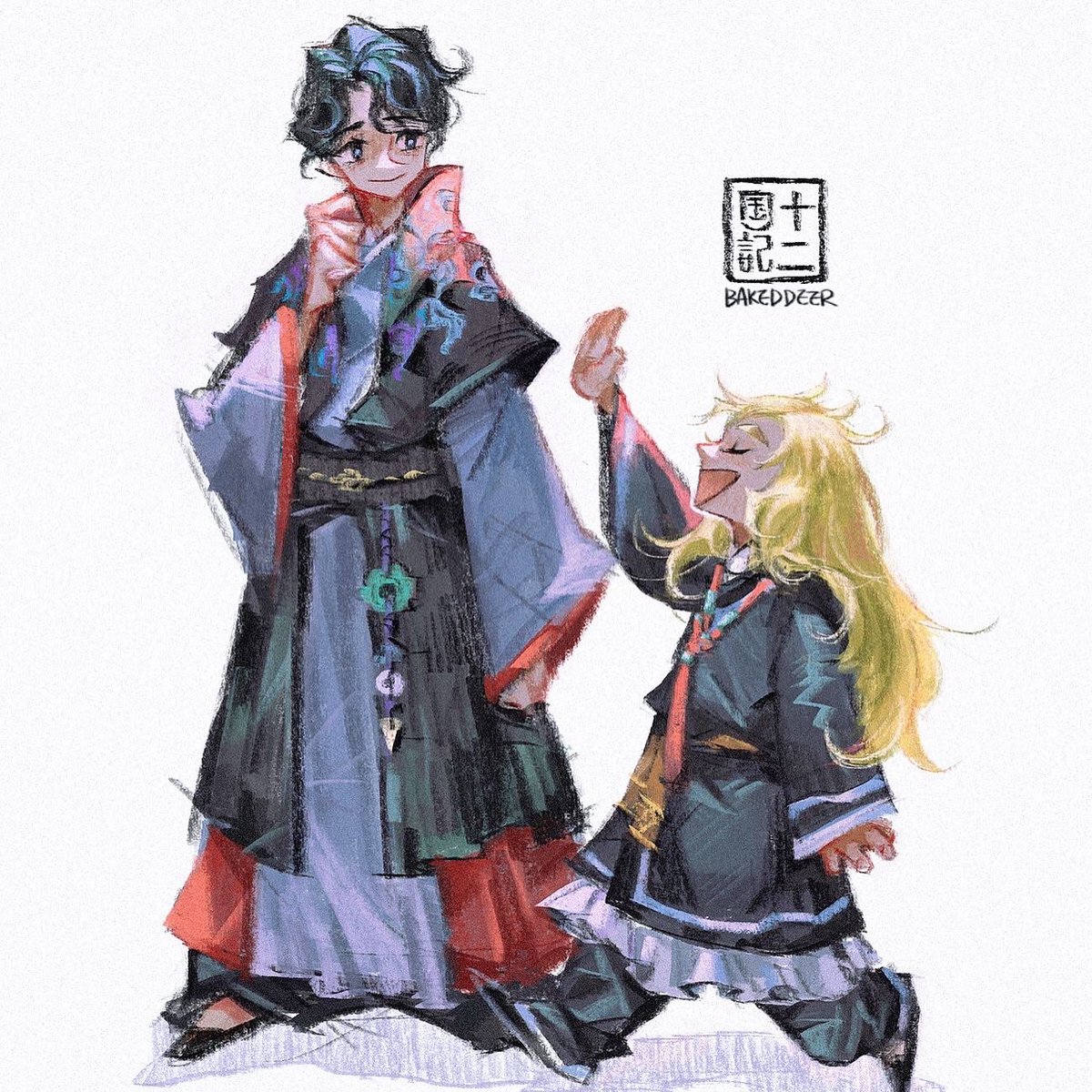 Bakeddeer's tweet image. Here’s more 12 kingdoms probably the only thing I’m gonna talk about for months

#thetwelvekingdoms #十二国記