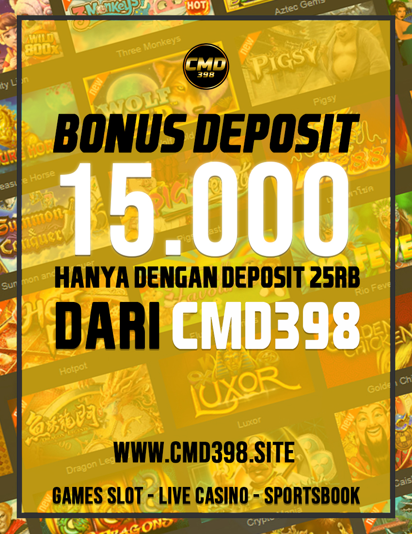 Cmd398Slot's tweet photo. Situs CMD398 Memang jagonya Bikin Bonus Untuk Member, Games Lengkap Dan Deposit Mudah Bisa Pakai PUlsa Telkomsel, XL, OVO, GOPAY. Segera Daftarkan ID anda di Situs CMD398 atau Whatsapp 082175961057
#4niesGabenerBodong #7COMEBACKSPECIAL #JumatBerkah #bamsxdanillabeautify #CMD398 https://t.co/IHHnbeDW03
