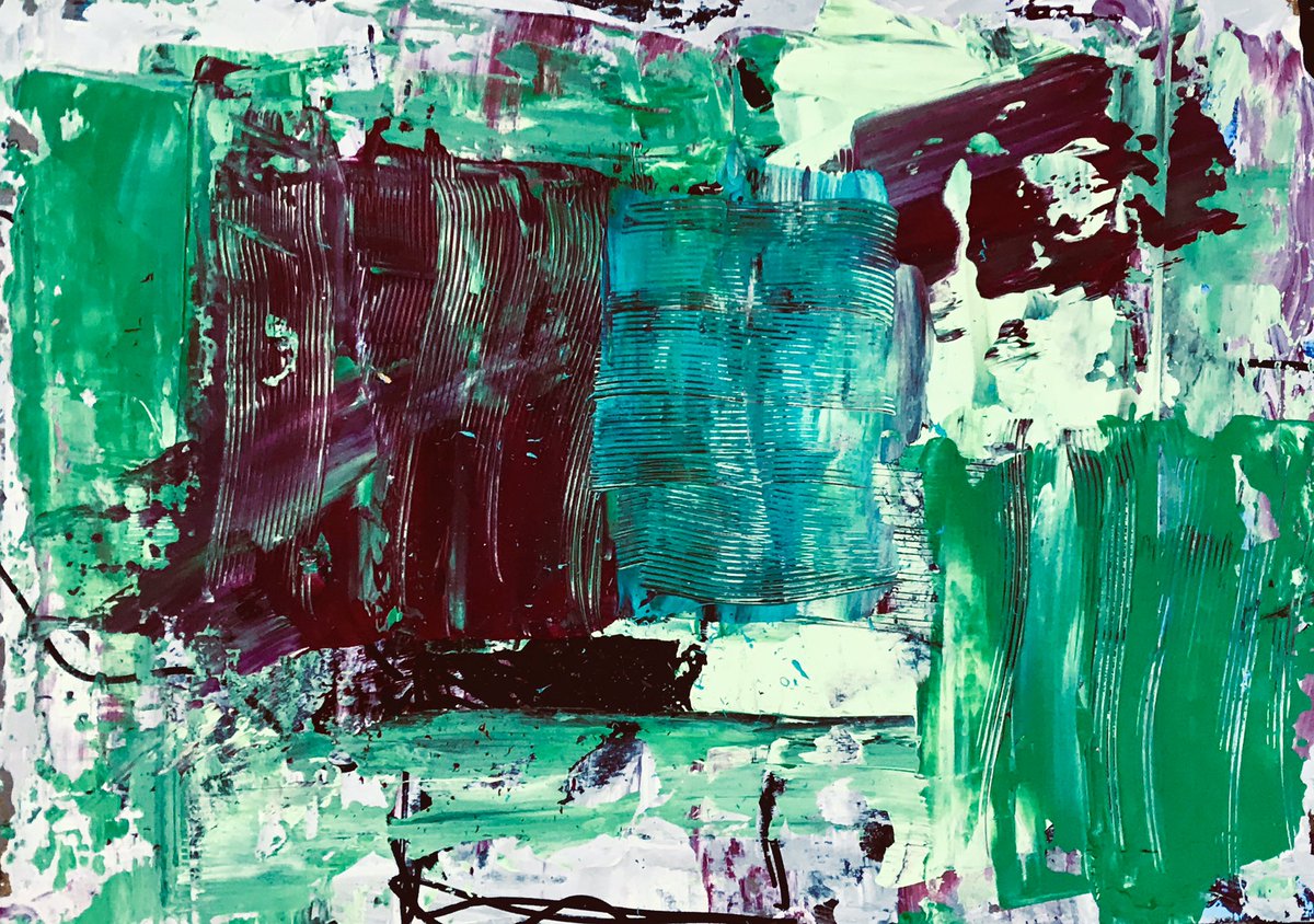 “Life - give &amp; take “  22 X 24” acrylic/paper  #modernart #contemporaryart #abstractart #abstractexpressionism #neoexpressionism #lowereastsideart #artgallery #newyorkartist #painting #arte #artcollector #americanart #artwork #contemporarypainting #moma #newyorkartgallery