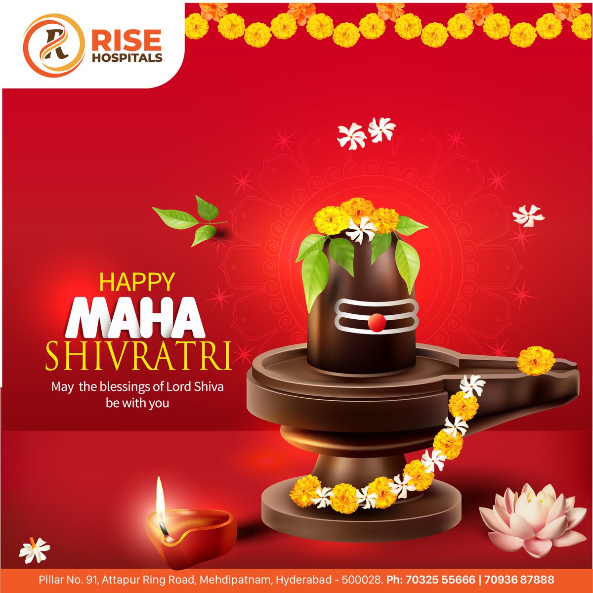 RiseHospitals's tweet photo. May the blessings of Lord Shiva be with you.

We wish you all a Happy Maha Shivaratri.

#MahaShivaratri #LordShiva  #ShivaRatri2020 #MahaShivaratri202 #HappyMahaShivaratri #Shiva https://t.co/S2uNE7vbQI