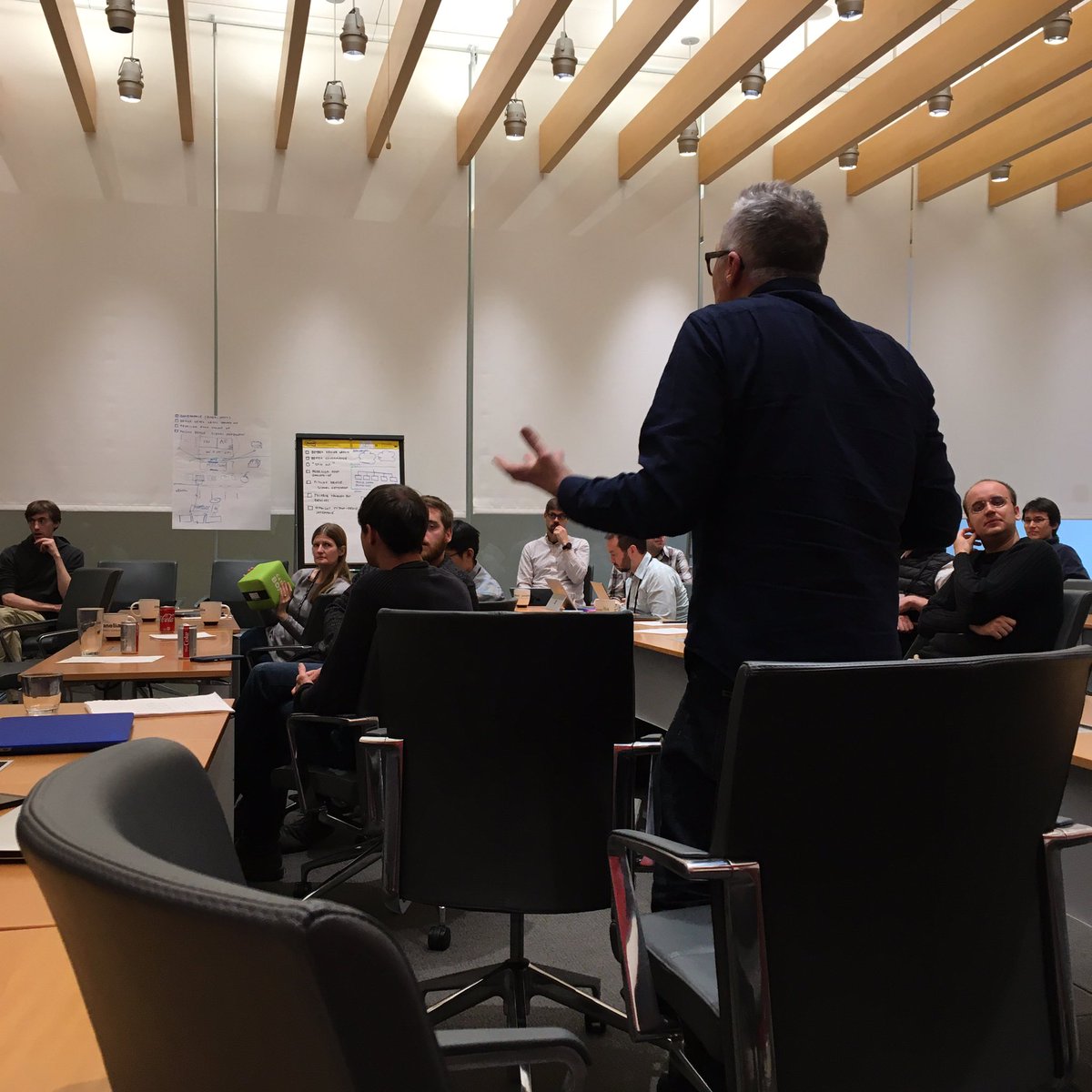Ulrike_Boehm's tweet photo. Brainstorming sessions about current & future #dataacquisition #opensoftware for microscopy at #SfMW at @HHMIJanelia - What are the current issues? What can we achieve? What could be next steps? with @nico_stuurman @preibischs @HillmanLab @loicaroyer @AndrewGYork @sofroniewn... https://t.co/AbsBcPnK4e