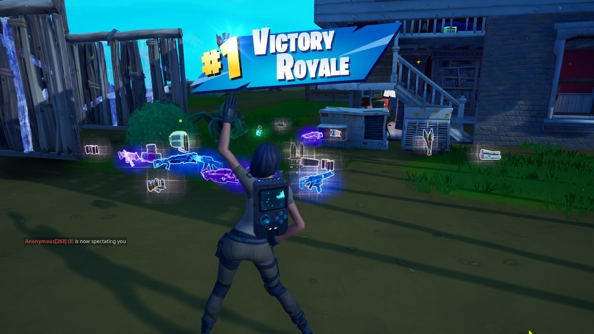 WoleKilson's tweet photo. First win season two
minigun is back baby
spray and pray for days
#haiku #fortnite #minigunsbestgun #NintendoSwitch #getoffmylevel https://t.co/nQMPezh5Cy