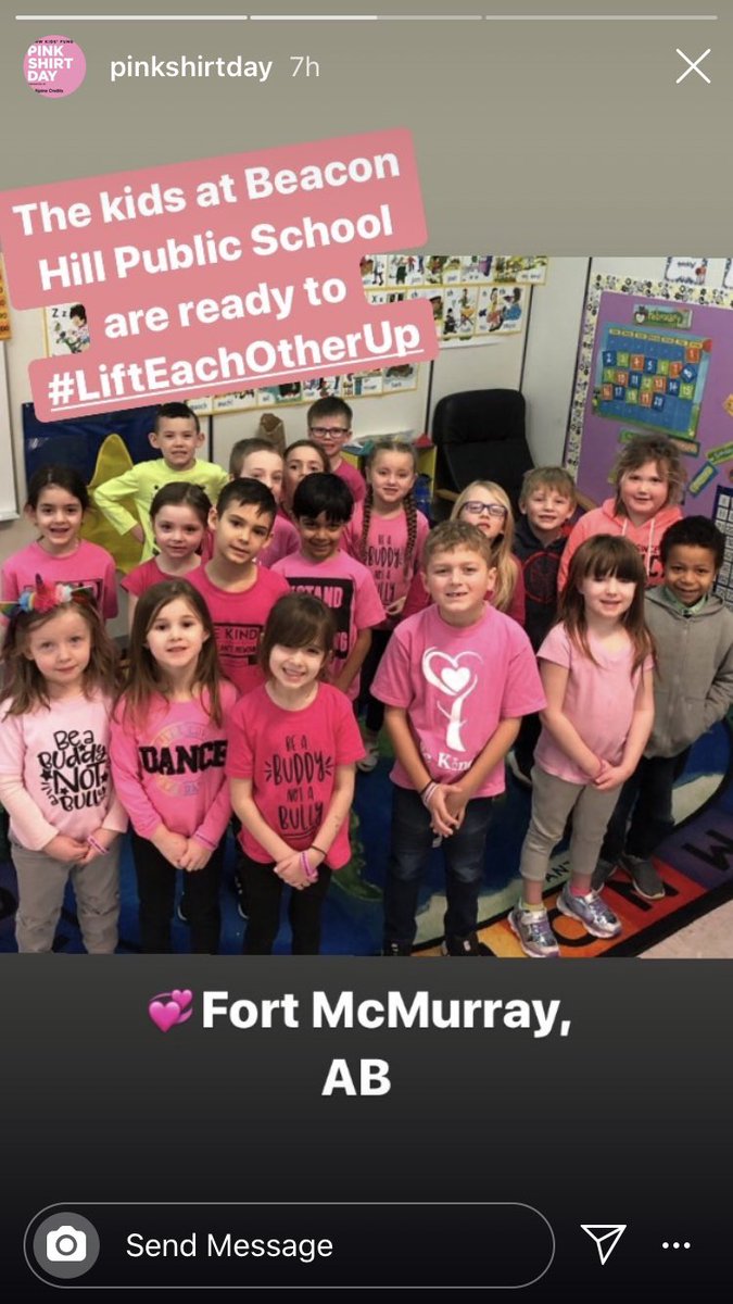 Our class made it on the @pinkshirtday Insta story! ❤️ #bekind #lovethesekids @BeaconhillFMPSD @FMPSD @abbott_graham